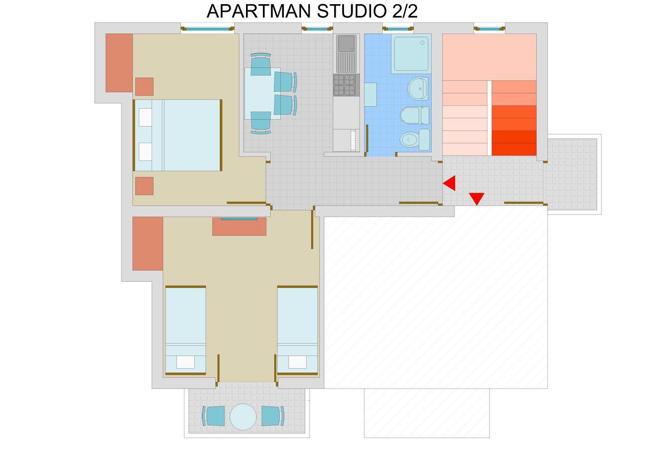 Apartments J&R Babara Биоград-на-Мору Экстерьер фото